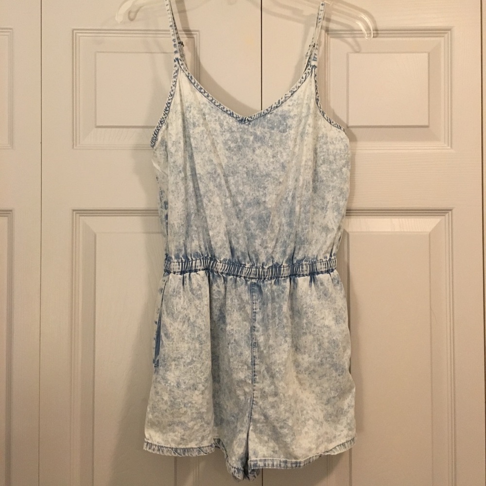 Chambray Romper